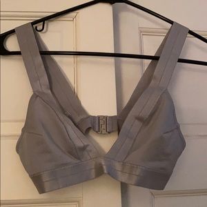 Brand new never worn bikini top silver